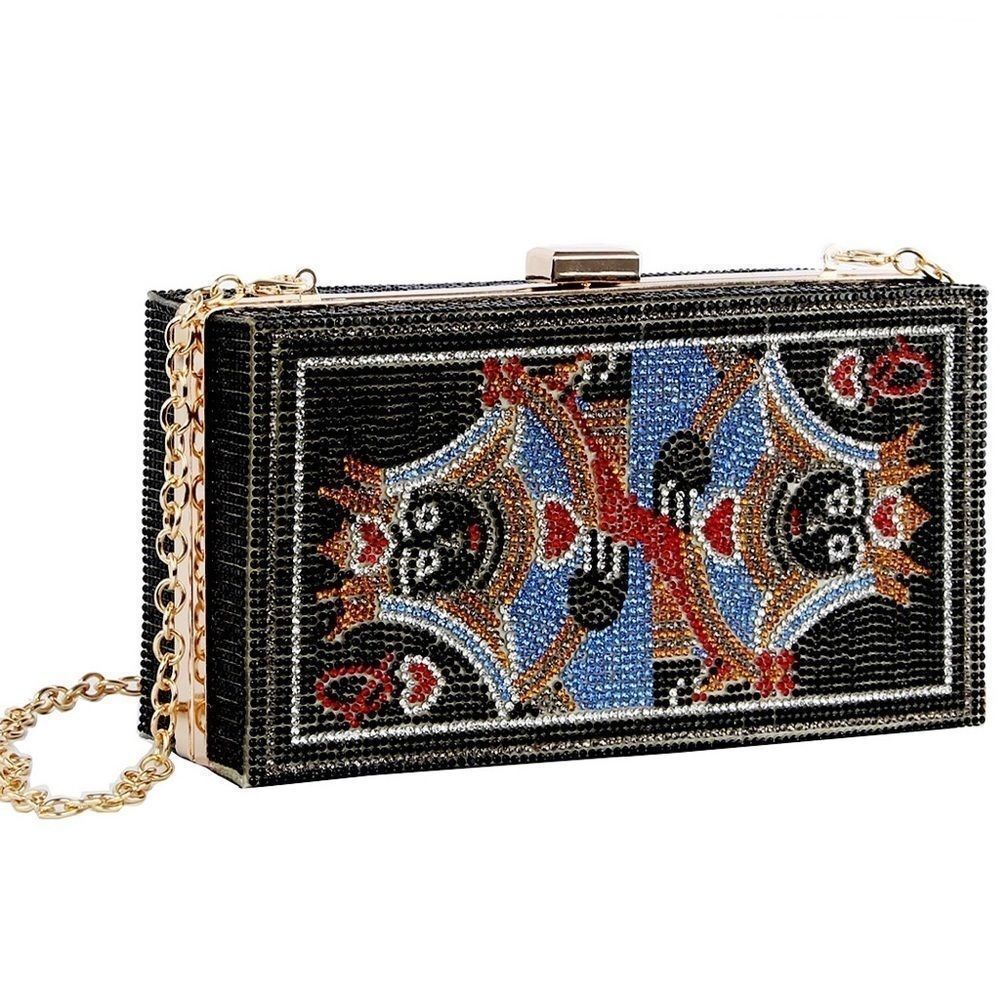 Cute Rhinestone Evening Handbag 